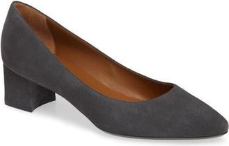 Aquatalia Pasha Pump in Anthracite Suede at Nordstrom, Size 8.5