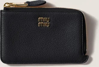Miu Miu Leather pouch card holder