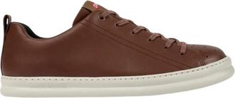 Camper Runner Low Top Leren Sneaker - Heren - Sneakers - Bruin - 46 EU - Leer - Schoenen