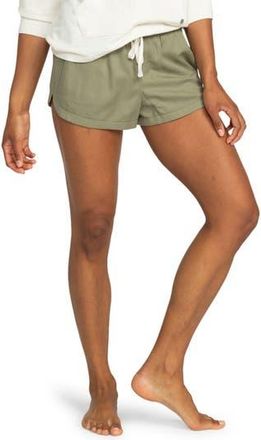 Roxy New Impossible Love Shorts in Olive at Nordstrom Rack, Size Xx-Large