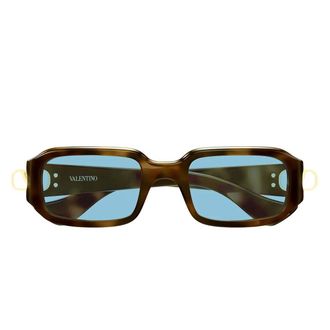 Valentino Sunglasses Vg0016 S 003 Brown/Blue Women