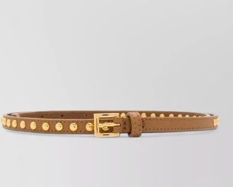 Prada leather studded belt