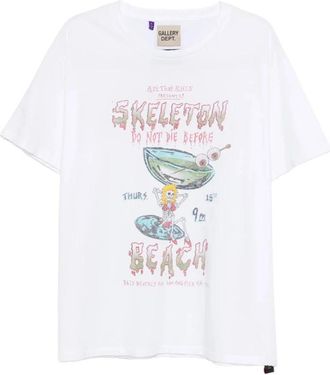 Gallery Dept. Dont Die Tee - Heren - T-shirts - Wit - 2XL - Katoen - Tops