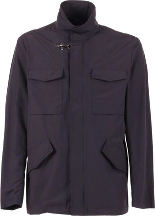 Fay Explorer Field Jacket - Heren - Zomerjassen - Blauw - 2XL - Jassen