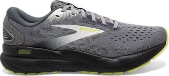 Brooks Mens Ghost 16 Running Shoes In Primer/grey/lime