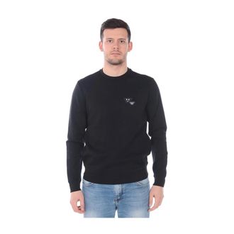Emporio Armani Hombre, Sudaderas, Negro, Talla: M
