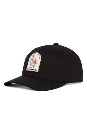 Travis Mathew Bonfire Nights Snapback Baseball Cap in Black at Nordstrom Rack, Size One Size Oz