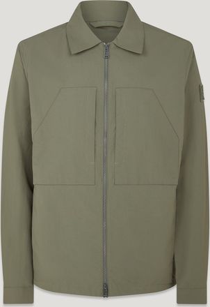 Belstaff Cover Overshirt Mens Nylon Shell Sage Green Size 2XL