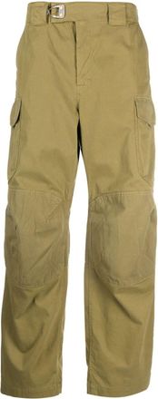 Objects IV Life organic cotton cargo trousers - unisex - Elastane/Cotton/Organic Cotton - 36 - Green