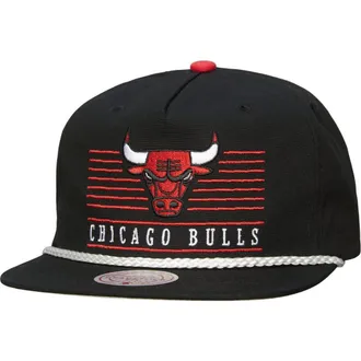 Mitchell & Ness Mens Mitchell & Ness Black Chicago Bulls Ascend Deadstock Snapback Hat at Nordstrom