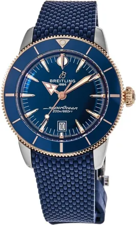 Breitling Superocean Heritage B31 Automatic 44 Blue Dial Rubber Strap Mens Watch UB3112161C1S1