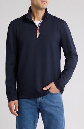 Sealskinz Tatterset Quarter Zip Pullover in Navy at Nordstrom Rack, Size X-Large
