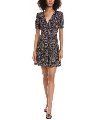 The Kooples Liberty Paisley Silk Mini Dress
