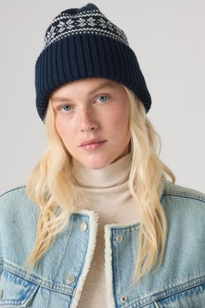 Levi's Nordic Beanie - Donna - One Size - Blu / Navy