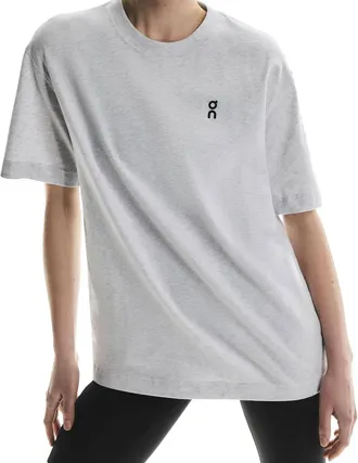 On Club-T Court Shirt In Heather Gray Pink