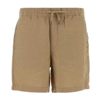 Polo Ralph Lauren Linen Bermuda Shorts - male - Polo Ralph Lauren - Casual Shorts - Beige - M - Shorts