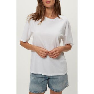 Michael Stars Kennedy Boyfriend T-Shirt in White at Nordstrom, Size X-Small