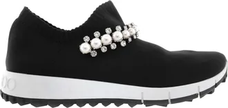 Jimmy Choo London Verona Womens Black/White Sock Trainers