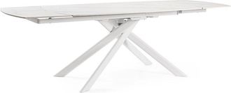 BIZZOTTO Bizzotto - Tavolo allungabile Joakim in grés porcellanato e legno mango 160-240x90 -Nero