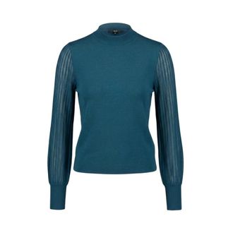 Zero &deg;C Fijngebreide trui met opstaande kraag - Dames - Truien - Groen - Maat: 2XL