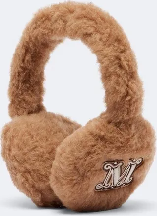 Max Mara Orejeras de pelo y seda