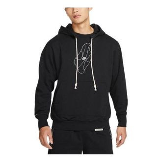 Nike front logo printed hoodie Black DQ6104-010