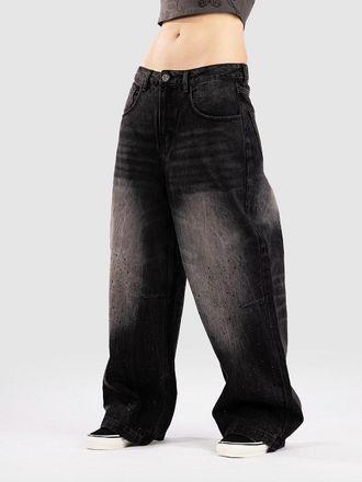 Ninth Hall Trina Rhinestone Jeans zwart