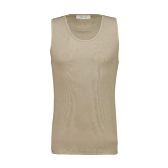 Christophe Lemaire Rib Tank Top - male - Lemaire - Sleeveless Tops - Green - M - Tops