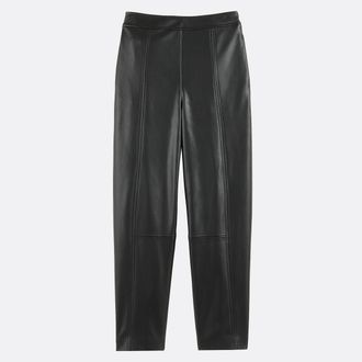 La Redoute Collections Wijde barrel-broek met hoge taille, similileer