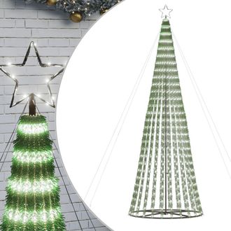 vidaXL &Aacute;rbol De Navidad Led 688 Leds Blanco Fr&iacute;o 300 Cm Vidaxl