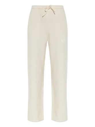 adidas Broek met trekkoord en logo - Beige