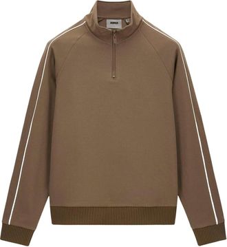 Guess Hoodies & sweatvesten, Heren, Bruin, 2Xl, Katoen, Sweatshirt met hoge hals en rits