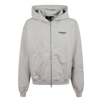 Represent Club Zip Hoodie - male - REPRESENT - Zip-throughs - Gray - 2XL - Sweatshirts & Hoodies