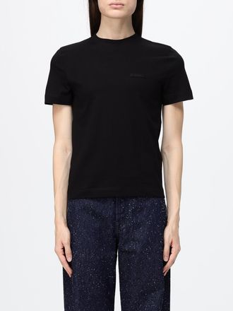 Jacquemus T-shirts in cotone con mini logo