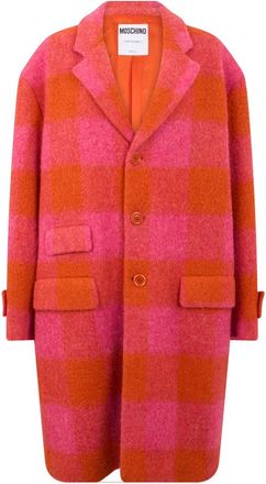 Moschino Hombre, Abrigos, Rojo, Talla: L