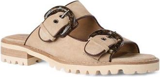 Aquatalia Montirone Sandal in Sand Suede at Nordstrom, Size 10.5