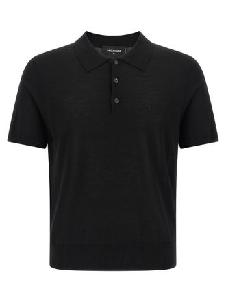 Dsquared2 Dsquared&sup2; Wool Polo Mens Shirt