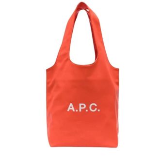 A.P.C. Tote Bag - female - A.P.C. - Shopping Bags - Red - ONE SIZE - Bags