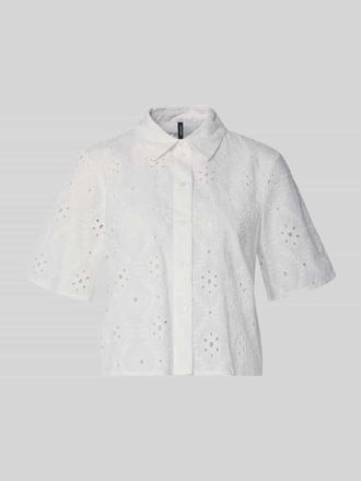 Vero Moda Relaxed Fit Hemdbluse aus reiner Baumwolle Modell ELIZA in Weiss, Gr&ouml;&szlig;e XL