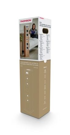 Thomson Torre De Sonido Thomson Con Cd Y Potencia Musical 60w disfruta De Una Experiencia Auditiva Excepcional Con Nuestra Moderna Torre De Sonido Thomson Ds1