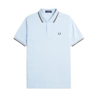 Fred Perry Polo Shirts, male, Blue, Size: XL Twin Tipped Polo Shirt