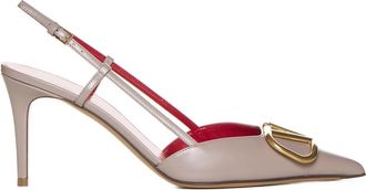 Valentino Garavani Elegante Sandalen - Dames - Pumps - Beige - 35 1/2 EU - Schoenen