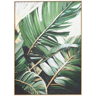 Atmosphera Atmosphera - Lienzo Pintado Enmarcado Tahina 100x140cm Cr&eacute;ateur DInt&eacute;rieur