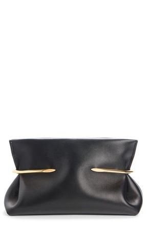 Givenchy Pinch Soft Leather Clutch in Black at Nordstrom