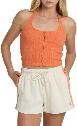 Billabong Friday Night Knit Halter in Saffron at Nordstrom Rack, Size X-Small