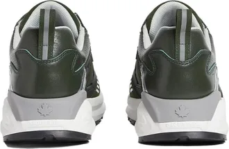 Dsquared2 Mens Dash Sneakers Green Mesh Suede Leather