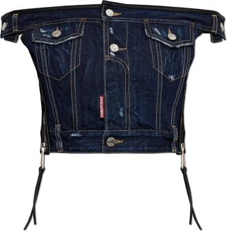 Dsquared2 Donna, Top, Blu, XS, new