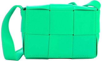 Bottega Veneta Cassette Crossbody Bag Maxi Intrecciato Candy (Authentic Pre- Loved)