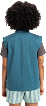 Quiksilver Kurzarmshirt QUIKSILVER Jolk, Damen, Gr. XS, blau (real teal), Obermaterial: 100% Walkfrottier;, Shirts Kurzarmshirt