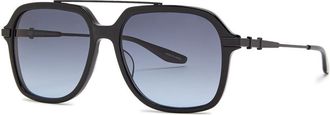 Barton Perreira D.ellis Aviator-style Sunglasses - Black - One Size